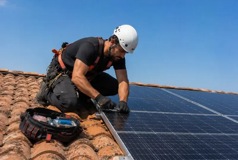 Maintenance et monitoring de panneaux solaires à Ouillon